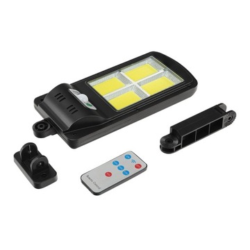 Lampa uliczna solarna pilot+ uchwyt 4 led 4063
