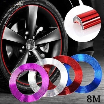 ДЕКОРАТИВНАЯ ПОЛОСКА ГИБКАЯ АВТОМОБИЛЬНАЯ СТУПИЦА 8М