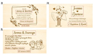 Свадебный сувенир с гравированной копилкой