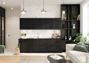 Передняя панель для посудомоечной машины 60x71 MATT BLACK
