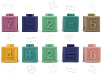 ИГРУШКА ДЛЯ ВАННЫ 24 ЭЛЕМЕНТА МОНТЕССОРИ БЛОКИ-СОРБЕР ДЛЯ ДЕТЕЙ RICOKIDS