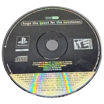 Gra Hugo The Quest For The Sunstones Sony PlayStation (PSX PS1) PROMO