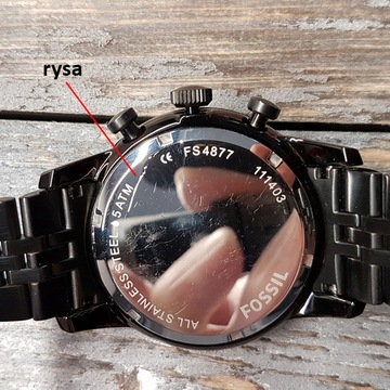 WRO zegarek męski Fossil FS4877 OUTLET SKAZA