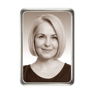 МОБИЛЯ ФОТО ПРЯМОУГОЛЬНИК СЕПИЯ СЕРЕБРЯНАЯ РАМКА 10х13