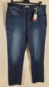 TOMMY HILFIGER SPODNIE JEANS W38 L32