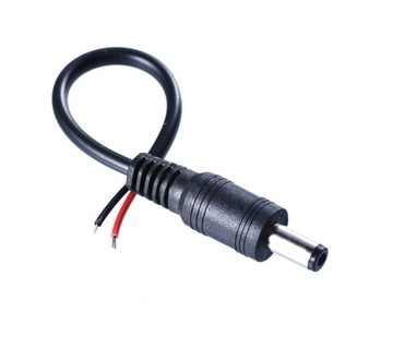 ZŁĄCZKA TAŚMA LED GNIAZDO DC 5,5/2,5mm MĘSKA