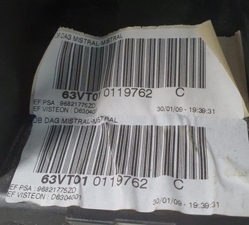 ПОДУШКИ НА КОНСОЛЬ ПРИБОРНОЙ ПАНЕЛИ СИДЕНЬЯ СИДЕНЬЯ CITROEN C5 III X7 КОМПЛЕКТ