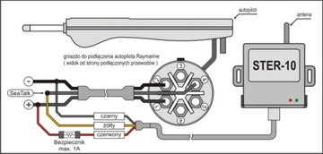 Пульт дистанционного управления автопилотом Raymarine ST1000/2000 и Autohelm ST1000/2000