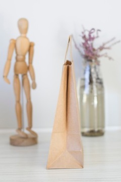 Бумажный пакет серый 180х85х230 250 шт.