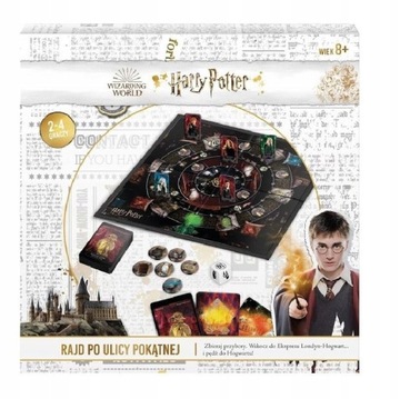 Harry Potter Rajd po Ulicy Pokątnej GRA dla DZIECKA Planszówka FAMILIJNA