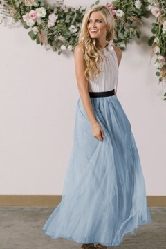 ЭКСКЛЮЗИВНАЯ женская юбка из тюля макси LONG SML