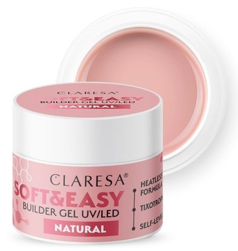 CLARESA SOFT & EASY СТРОИТЕЛЬНЫЙ ГЕЛЬ С ТИКСОТРОПНЫМ ЦВЕТОМ НА ВЫБОР 12 г