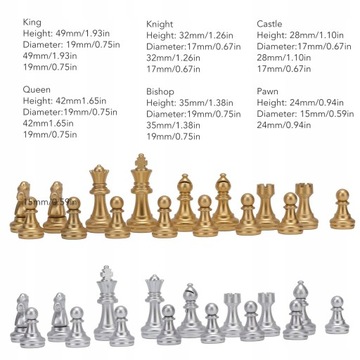 НАБОР ШАХМАТНЫХ ПЕШЕК И ФИГУР. 32 шт.