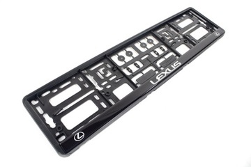 RAMKA TABLICY REJESTRACYJNEJ LEXUS PREMIUM ŻELOWA