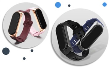 РЕМЕНЬ DUO BAND для XIAOMI MI BAND 7 — ЭЛЕГАНТНЫЙ