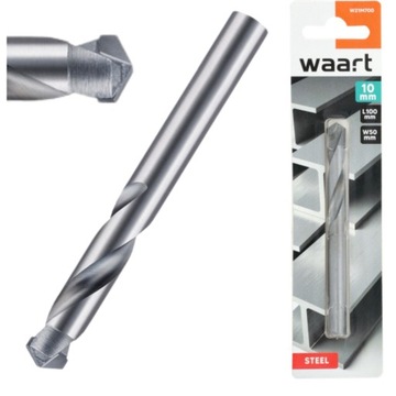WIERTŁO DO METALU WĘGLIK SPIEKANY do Twardej Stali Tytanu Żeliwa 10 MM
