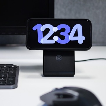 Индуктивное зарядное устройство 2-в-1 MagSafe для iPhone и Apple AirPods Black