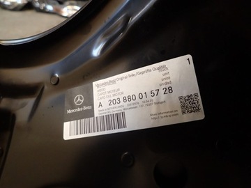 KAPOTA KRYT MOTORU MERCEDES C TŘÍDA 203 00-07R