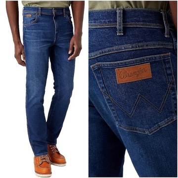 Męskie spodnie jeansowe dopasowane Wrangler TEXAS SLIM W33 L30