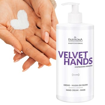 FARMONA Velvet Krem Maska zmiękczająca do rąk 500