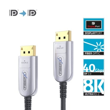 PureLink FXI260-010 kabel światłowodowy DisplayPort 2.0 8K 4K@60Hz 10,0m