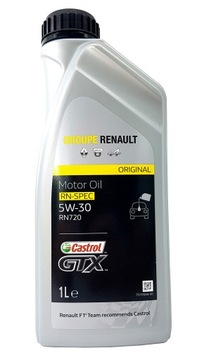ORYGINALNY OLEJ RENAULT 5W30 RN720 CASTROL GTX