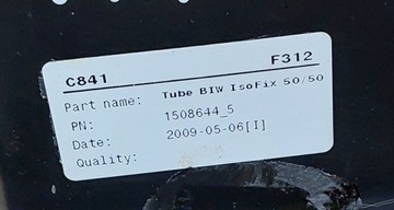 ISOFIX POHOVKA ZADNÍ FORD KA II