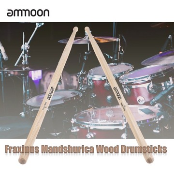 Ammoon 12 пар деревянных барабанных палочек 5А, барабан