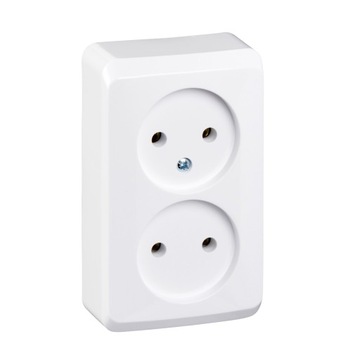 SCHNEIDER PRIMA GNIAZDO PODWÓJNE IP20 WDE001040