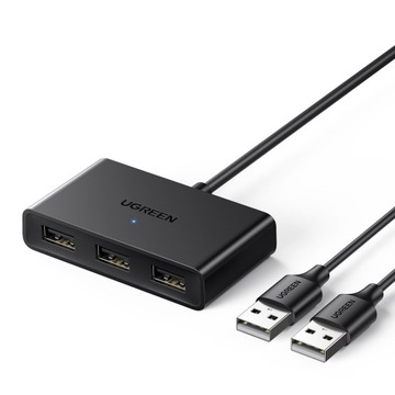 UGREEN PRZEŁĄCZNIK ADAPTER SWITCH 2x USB - 3xUSB