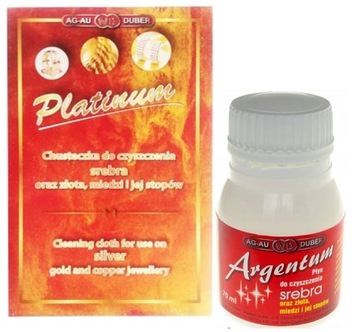 Набор для чистки серебра Argentum 70 мл Салфетка для протирки