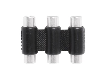Przejściówka 3 gniazda RCA - 3 gniazda RCA LX4003