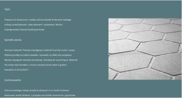 Пропитка СПЕЦИАЛЬНАЯ 1л пропитка для брусчатки