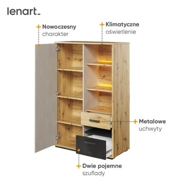 Шкаф Qubic QB-05 Lenart Meble