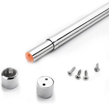 ТЕЛЕСКОПИЧЕСКАЯ РУЧКА ДЛЯ СУШИЛКИ ОДЕЖДЫ 68-120СМ, ИЗ НЕРЖАВЕЮЩЕЙ СТАЛИ.