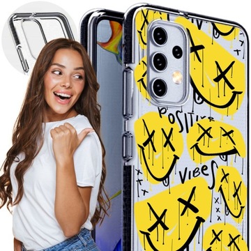etui pancerne grube odporne na upadek silikon do SAMSUNG A32 4G + SZKŁO