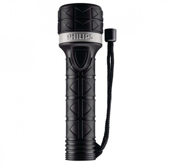 PHILIPS Latarka Gumowa LED Czarna