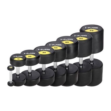 Гантель прорезиненная HG PRO 14 кг HMS