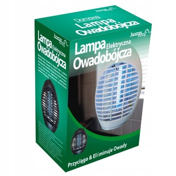 LAMPA OWADOBÓJCZA NA KOMARY MUCHY OWADY MOCNA