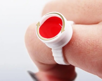 Кольцо-клей пигментное темно-белое 100 шт Prima Derma