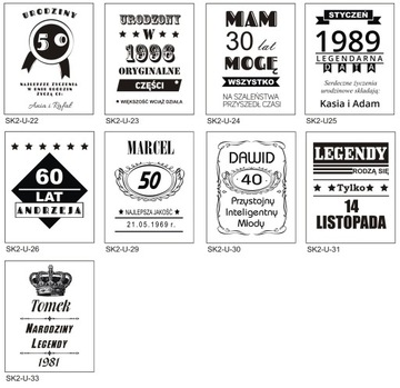 Набор графинов, 6 стаканов по 50 мл, ГРАВИРОВКА