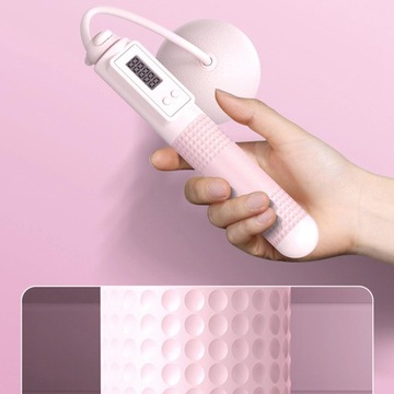 Беспроводной Регулируемый Утяжеленный с розовым 280 см