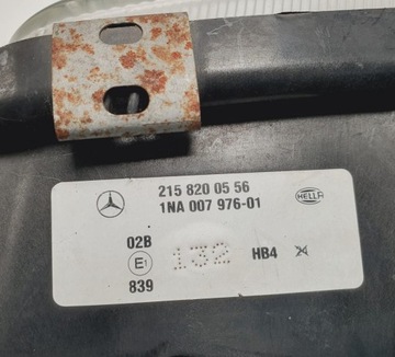 HALOGEN LEVÝ MERCEDES W203 2158200556