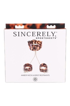 Набор наручников и ошейника, бондаж, БДСМ секс, спортивные листы