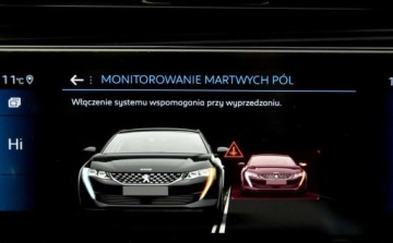Peugeot 508 II SW 1.6 PureTech 180KM 2020 Peugeot 508 LED Navi Blis SKORA FULL LED grzane fotele GT LINE 1.6 Benzyna, zdjęcie 32