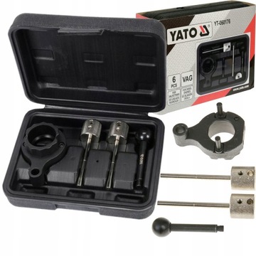 КОМПЛЕКТ ЗАМКА YATO ИНСТРУМЕНТ ГРМ VAG SEAT VW AUDI SKODA 6 EL.YT-060176