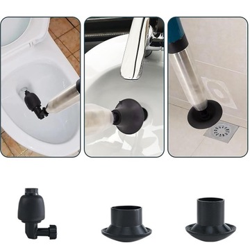 ODTYKACZ TOALET POMPA KONTROLNA DO UDRAŻNIANIA RUR KANALIZACJI