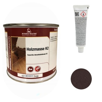 Шпатлевка для дерева/Holzmasse K2 /750мл/ТЕМНЫЙ ДУБ