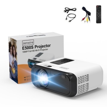 Мини-проектор Zenwire E500s WiFi Full HD 7500лм