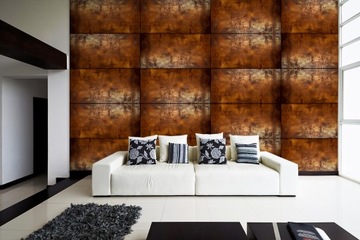 Panel Dekoracyjny panele Ścienne 100x50 cm MIEDŹ copper brąz